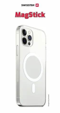 Swissten CLEAR JELLY MagStick Hülle für Apple iPhone 12 Mini transparent