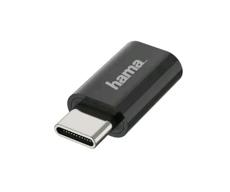 HAMA 200310 Reduzierung von USB-C-Stecker auf Micro-USB-Buchse 