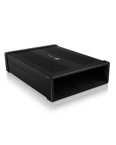 Icy Box IB-525-U3 schwarz / externe Box für Mechanik/Festplatte / 5,25" SATA 