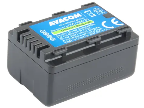 Avacom Ersatzakku Panasonic VW-VBK180E-K / Li- ION / 3,6V / 1780mAh / 6,4Wh