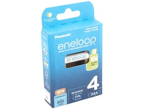 Panasonic Eneloop AAA 4 Stück / Micro-Batterie 