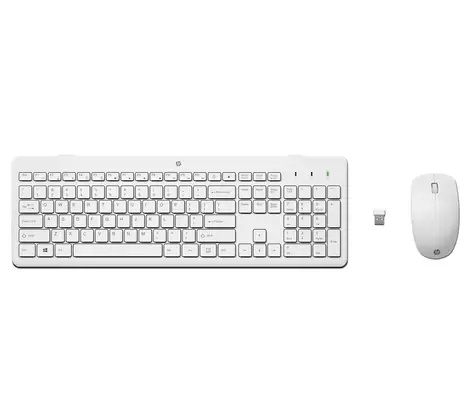 HP 230 Set weiß / kabellose Tastatur und Maus / USB / CZ+ SK