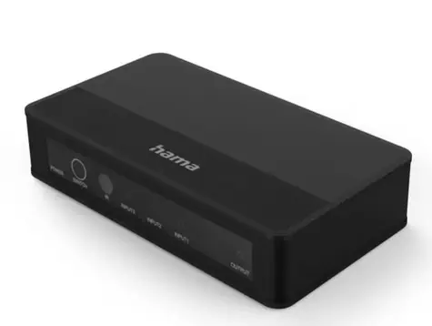 HAMA HDMI 4K Switch / 3x Eingang - 1x Ausgang / bis zu 2160p 60hz / Fernbedienung