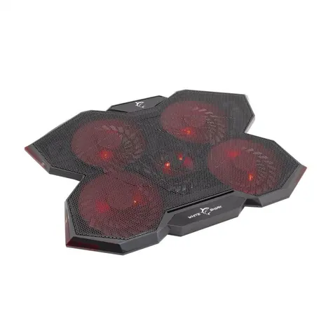White Shark CP-25 ICE Wizard rot / Laptop-Kühlpad / 17,3" / 4 Lüfter
