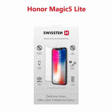 Swissten Schutzglas 2.5D für Honor MAGIC5 LITE RE