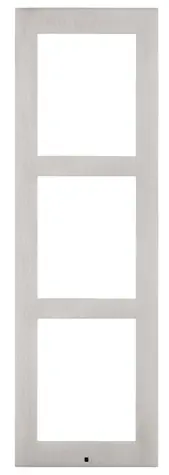 2N Ateus-9155023B IP Verso Nickel - Rahmen für Aufputzmontage / 3 Module