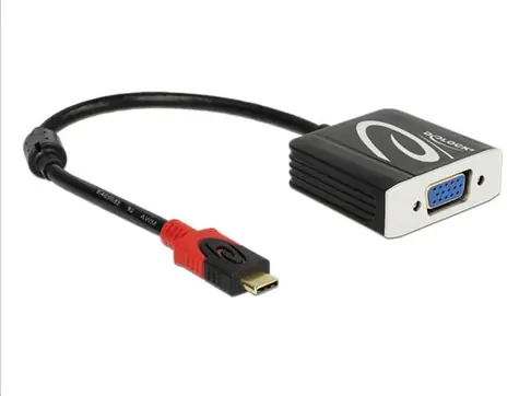 DeLock Adapter USB Typ-C (M) - VGA (F) / DP Alt Mod