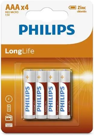 Philips AAA Long Life-Batterien - 4 Stk