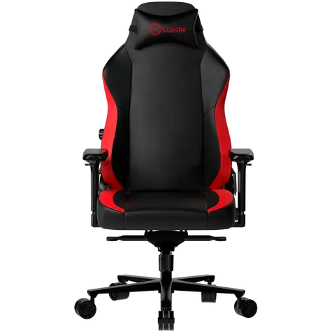 LORGAR Embrace 533 schwarz-rot / Gamingstuhl / verstellbar / Kunstleder / Rollen / Tragkraft 150 kg