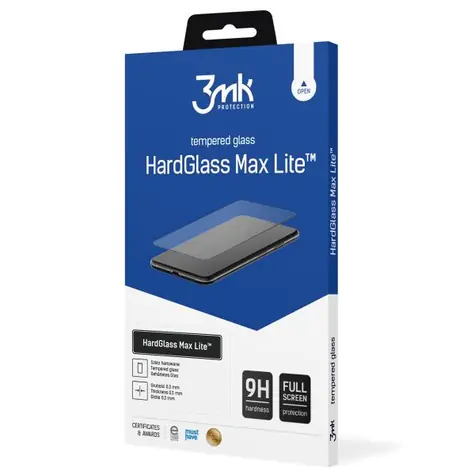 3mk HardGlass Max Lite Panzerglas für XIAOMI Redmi A1 schwarz