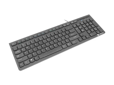 Natec Discus 2 schwarz / kabelgebundene Tastatur / US / USB / 1,5 m