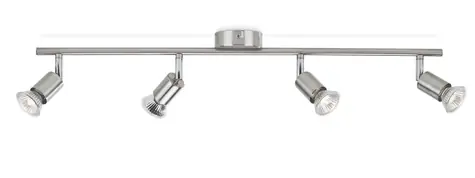 Philips Limbali Strahler 4xGU10 50W / ohne Quelle / IP20 / mattes Chrom