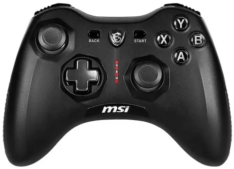 MSI Force GC20 V2 Schwarz / Gamecontroller / Kabelgebunden / Austauschbares D-Pad / OTG / PC & Android