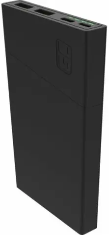 Green Cell GC PowerPlay10S schwarz / Powerbank / 10000mAh / 2x USB-A / 2x USB-C / PD / 18W