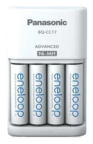 Panasonic BQ-CC17 Eneloop SMART Ladegerät + 4X AA 2000 mAh / Ni-MH / 4 Stk