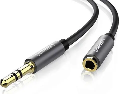 Ugreen AV118 Verlängerungskabel 3,5 mm Klinke (MF) 1,5 m schwarz