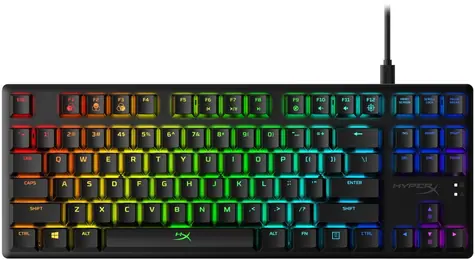 HyperX Alloy Origins Core Black / Gaming-Tastatur / Mechanisch / HyperX Blue / US / RGB / USB
