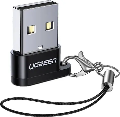 Ugreen Adapter USB-A (M) - USB-C (F) schwarz / Bluetooth