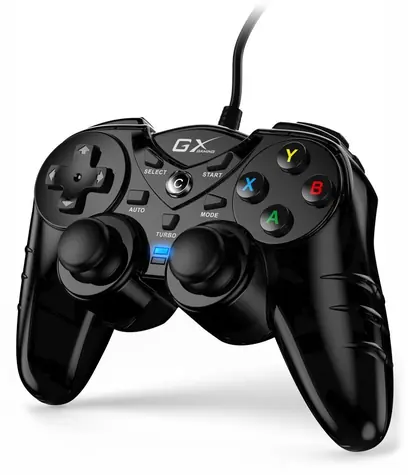 Genius GX Gaming-Gamepad GX-17UV / kabelgebunden / USB / vibrierend / für PC und PS3