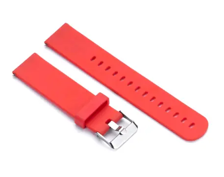 Niceboy Uhrenarmband 20 mm rot / Armband für Niceboy Watch