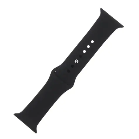 Forever Silikonarmband S/M für Apple Watch 38/40/41 mm schwarz