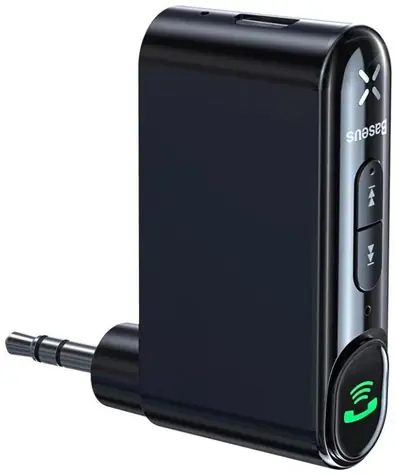 Baseus WXQY010001 Qiyin AUX-zu-Bluetooth-Autoadapter schwarz 