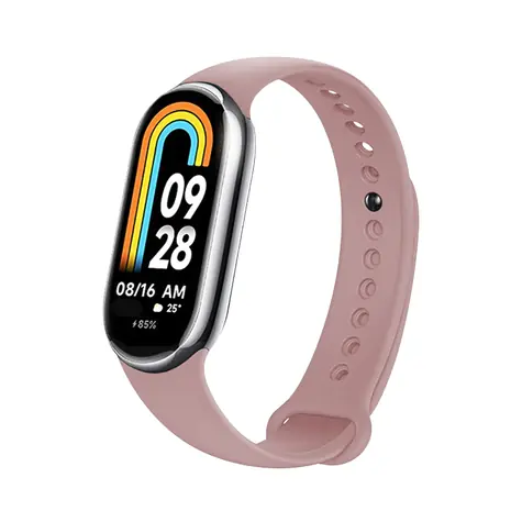 FIXED Silikonarmband Silikonarmband für XIAOMI Mi Band 8 rosa
