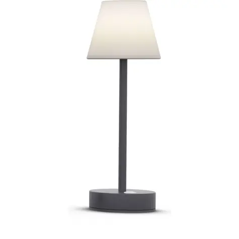 New Garden Lola Slim 30 grau / Tischleuchte / LED / 2W / 260 lm / Li- ION / IP44