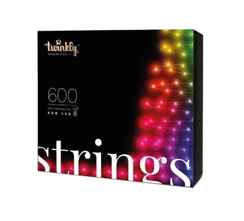 Twinkly Strings RGB 600 Stück 48 m / Intelligente Baumlichter / RGB / WLAN / Bluetooth