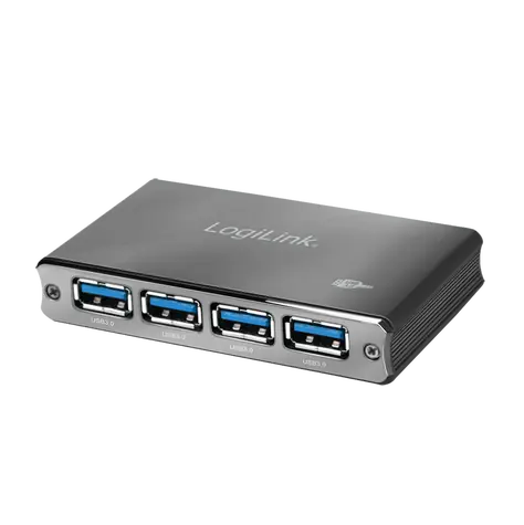LogiLink UA0282 schwarz / USB Hub / 4X USB 3.0