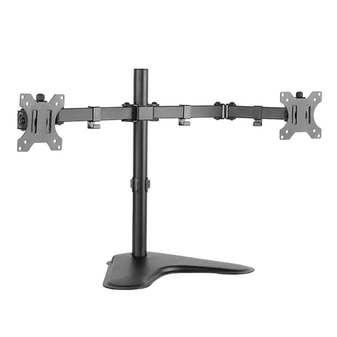 LogiLink BP0045 schwarz / Arm für 2 Monitore / VESA / 17" bis 32" / bis 8 kg
