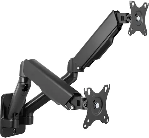 LogiLink BP0146 schwarz / Arm für 2 Monitore / VESA / 17" bis 32" / bis 9 kg 