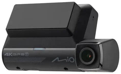 Mio MiVue 955W 4K Dual schwarz / 4K 2160p + 2,5K 1440p / 2,7" IPS-Display / GPS / Wi-Fi / microSD / Front- und Rückkamera 