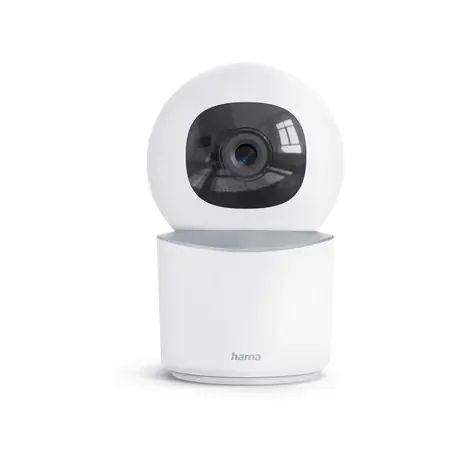 HAMA SMART Home WLAN-Kamera Weiß / Schwenken / Neigen / Nachtsicht / Full HD