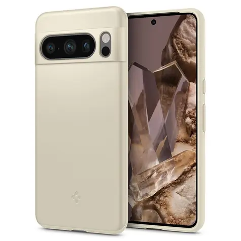 Spigen Thin Fit Schutzhülle für Google Pixel 8 Pro beige 