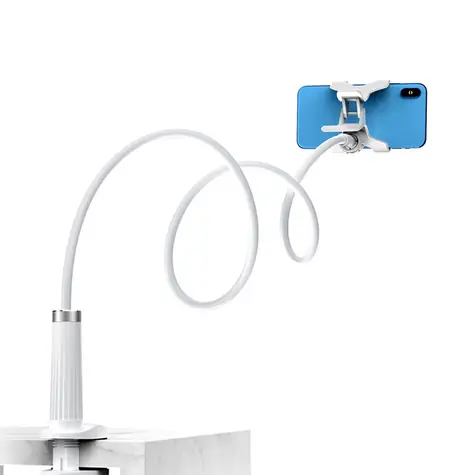 Ugreen Handy- oder Tablet-Halterung mit flexiblem Arm weiß / 90 cm