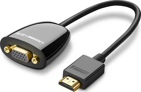 Ugreen Kabel HDMI (M) - VGA (F) schwarz