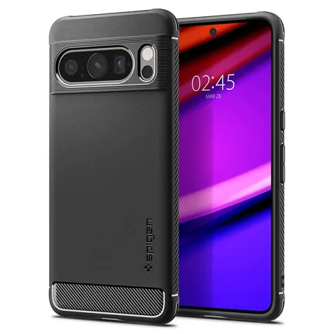 Spigen Rugged Armor Schutzhülle für Google Pixel 8 Pro schwarz