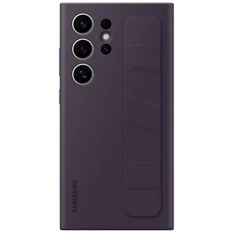Samsung Standing Grip Case Galaxy S24 Ultra dunkelviolett