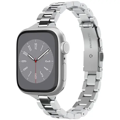 Spigen Modern Fit 316L-Armband für Apple Watch 42 mm & 44 mm & 45 mm & 49 Silber
