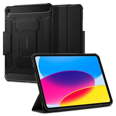 Spigen Rugged Armor Pro Schutzhülle für Apple iPad Air 10,9" (2022/2020) Schwarz