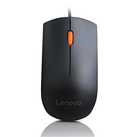 Lenovo 300 USB schwarz / Kabelgebundene Maus / 1600 DPI / USB-A / 1,8 m