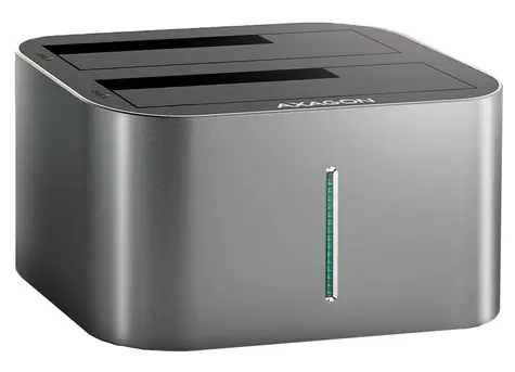 Axagon ADSA- DC, USB-C 5 Gbit/s - 2x SATA 6G 2,5"/3,5" SSD/HDD CLONE DUAL Dockingstation