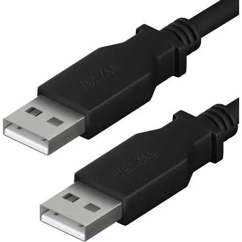 YENKEE YCU 012 BK Kabel USB-A 2.0 (M) - USB-A 2.0 (M) 1,5 m schwarz 