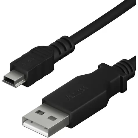YENKEE YCU 010 BK Kabel USB-A (M) - miniUSB (M) 1,5 m schwarz