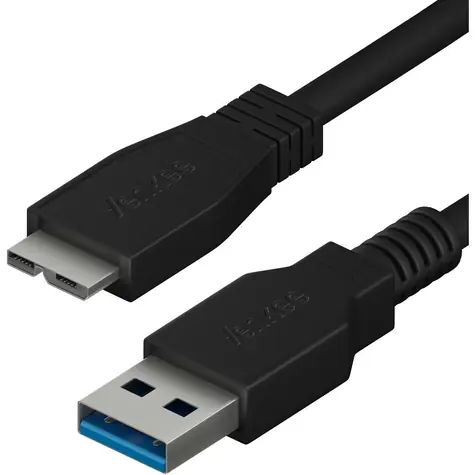 YENKEE YCU 011 BK Kabel USB-A 3.0 (M) - Micro USB-B (M) 1,5 m schwarz