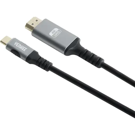 YENKEE YCU 430 Kabel USB-C (M) - HDMI (M) 1,5 m schwarz / 4K@60Hz