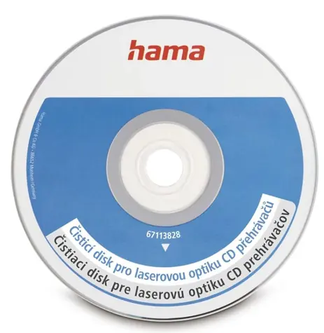 HAMA CD-Reinigungs-CD / mit Reinigungsflüssigkeit und Aufbewahrungshülle