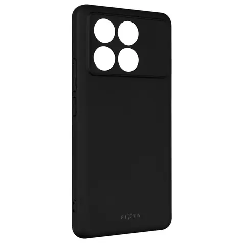FIXED Story Gummi-Rückseite für POCO X6 Pro 5G Schwarz
