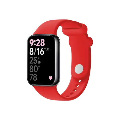 FIXED Silikonarmband Silikonarmband für XIAOMI SMART Band 8 Pro rot